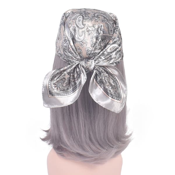 Paisley Bandana Scarf 2-pack Grey Grey