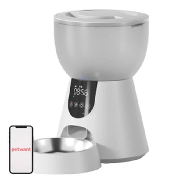 F17 LED automatisk maddispenser + W8 Petwant drinker