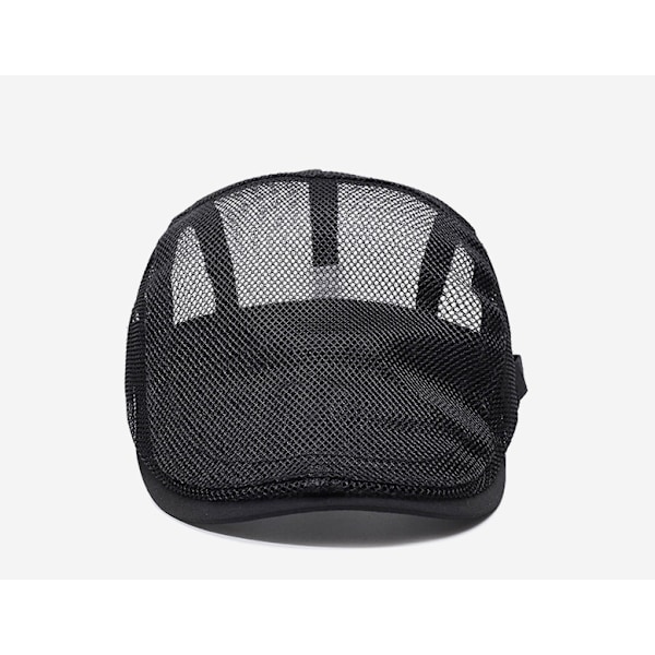 Stilfuld Sommer Mesh Solskærm Baseball Kasket Sort