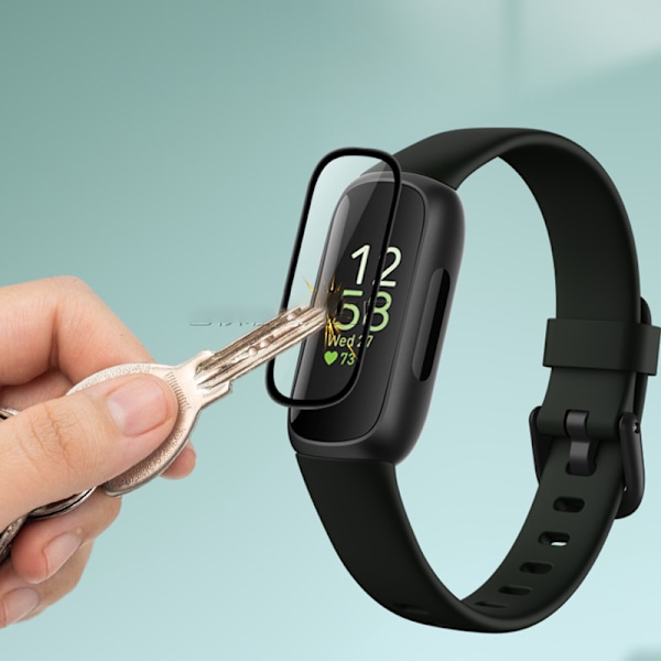 Fitbit Inspire 3:n näytönsuoja, 3D-kaareva pehmeä kalvo (2 kpl)