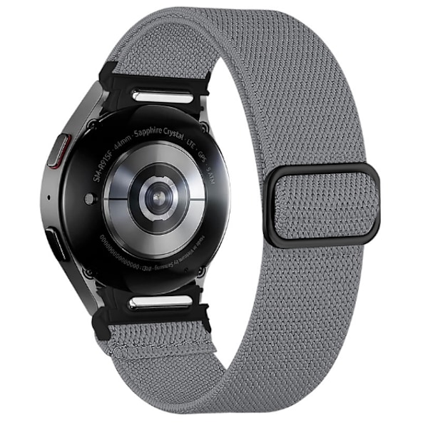 Samsung Galaxy Watch 6-Armband med Justerbart Spänne Mörkgrå