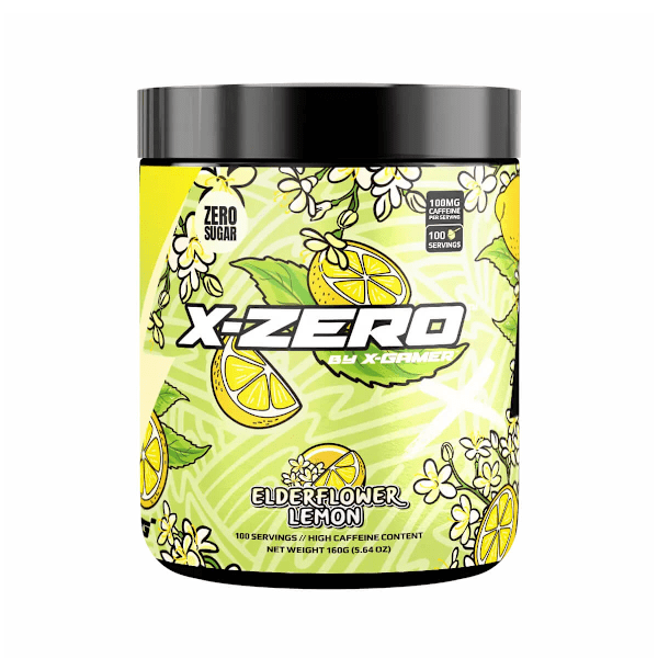 Energidrikpulver X-Zero 160 gram Elderflower Lemon