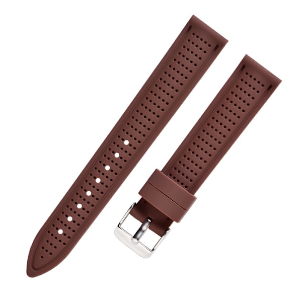 Silikonerem til Huawei GT3/Watch 4 Brun 18 mm