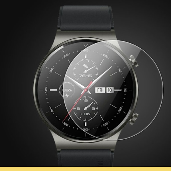 Skærmbeskytter i hærdet glas til Smartwatch (2-pack) Huawei GT2 Pro Fashion Edition