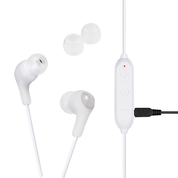 JVC Hörlur FX9BT Gumy In-Ear Trådlös Mic Vit