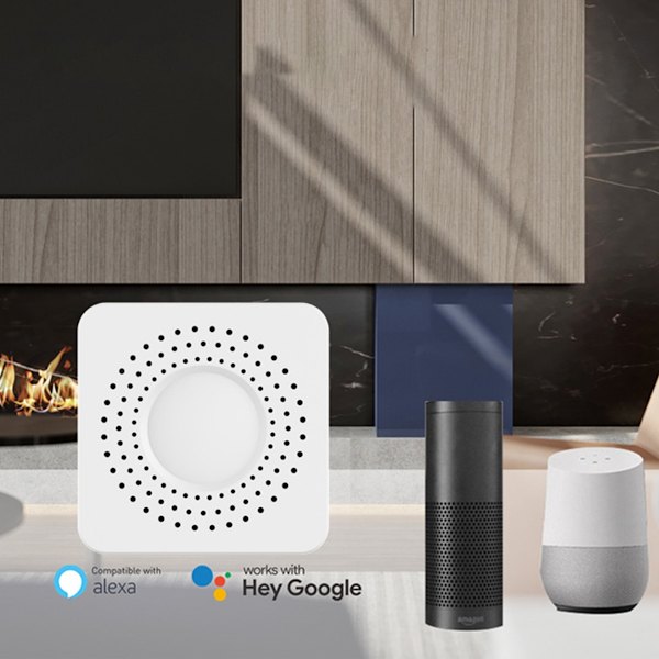 Zigbee Dimmer Switch Modul - Smart Hem Belysningskontroll, kompatibelt med Amazon Alexa och Google Assistant