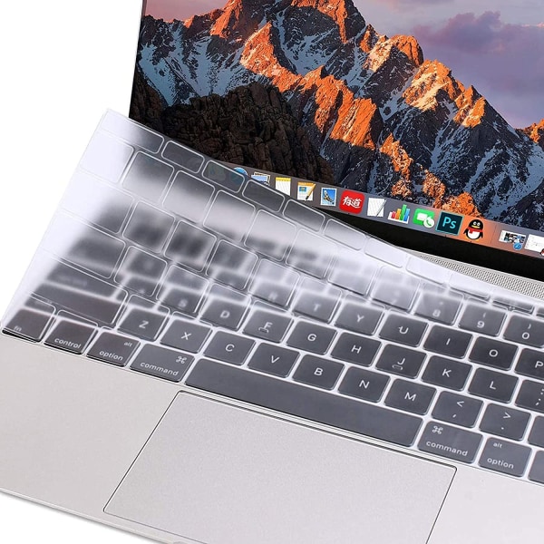 Tangentbordsskydd för MacBook Pro 13"/Retina 12" silikon Transpa
