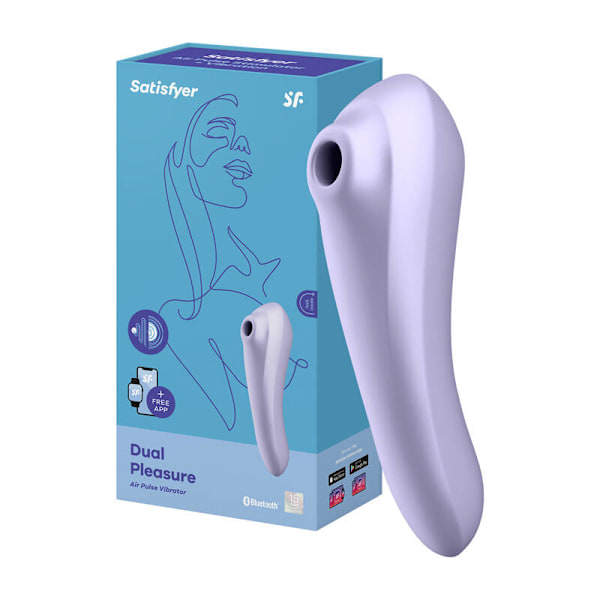 Vibrator Satisfyer Dual Pleasure med app (Mauve)