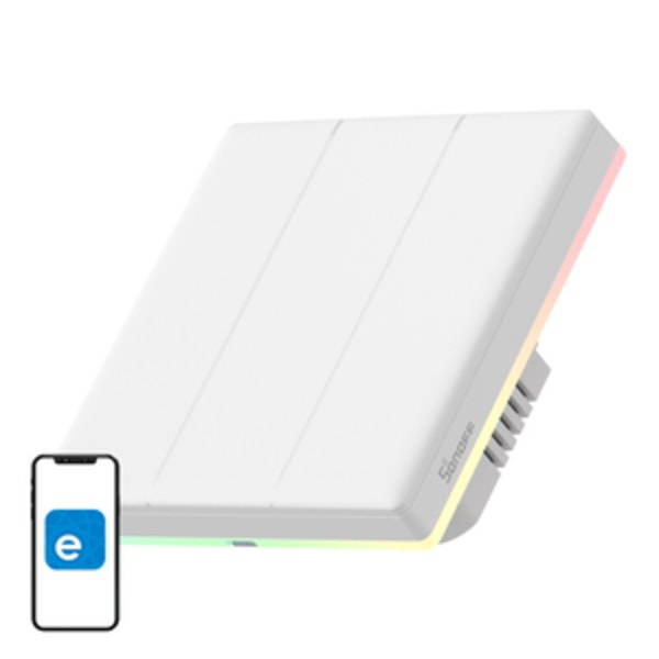 Smart WiFi Touch -seinäkytkin Sonoff TX T5 3C (3-kanavainen)
