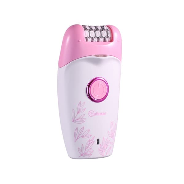 Pink 2-i-1 Elektrisk Hårfjerner & Trimmer - USB Genopladelig, LED Lys, Præcis Hårfjerning til Kvinder