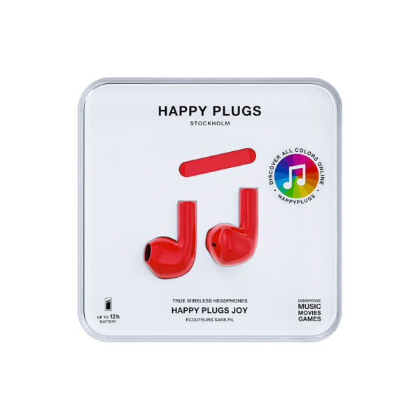HAPPY PLUGS Hörlur Joy In-Ear TWS Röd