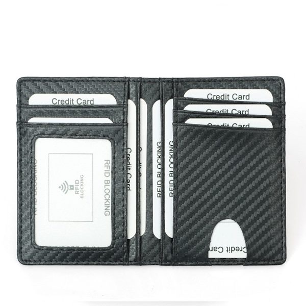 Kortfodral med RFID-skydd Svart