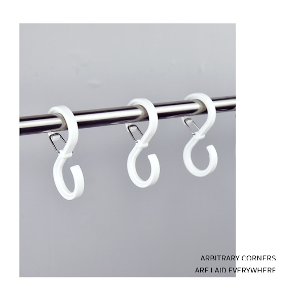 S-Formade Krokar, 8-pack