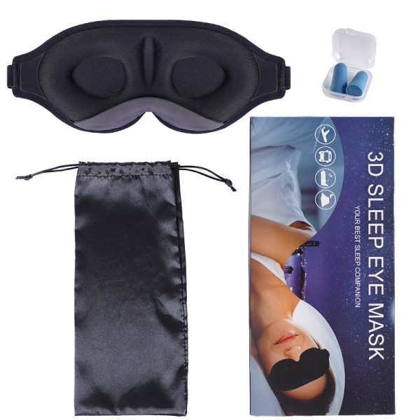 INF 3D sovemaske med ørepropper