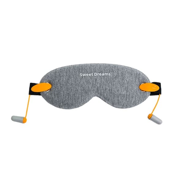 3D Støjreducerende Søvnmaske med Stærk Lysblokering - Perfekt til Middagslur og Rejser LightGrey LightGrey