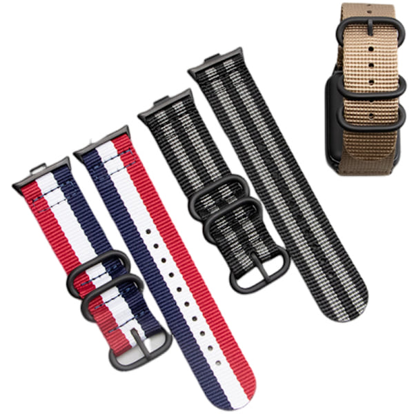 Xiaomi Mi Band 8 Pro Nylon urrem Sort+grå