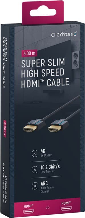 Ultra-Slim Höghastighets HDMI™-kabel med Ethernet