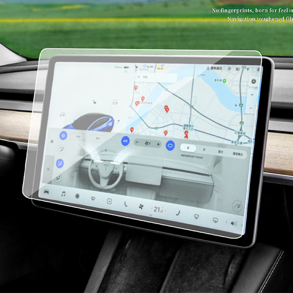 Tesla Cybertruck -näytönsuojakalvosetti [HD Clear] - Etu- ja takanäyttö