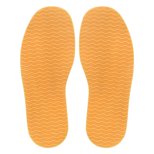 Anti-slip gummiskosula skyddslapp för damskor Gul