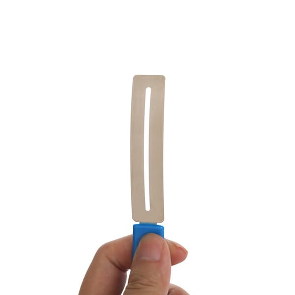 Fretpoleringskilar för gitarr - precis bandpolering och skydd vid underhåll, rostfritt stål, ergonomiskt grepp, blå 3-pack