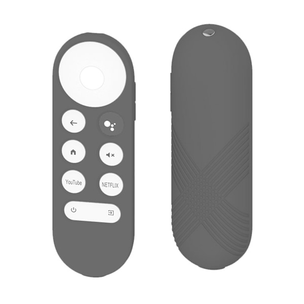 Silikonskyddsfodral till fjärrkontroll för Google Chromecast 2020 Grå