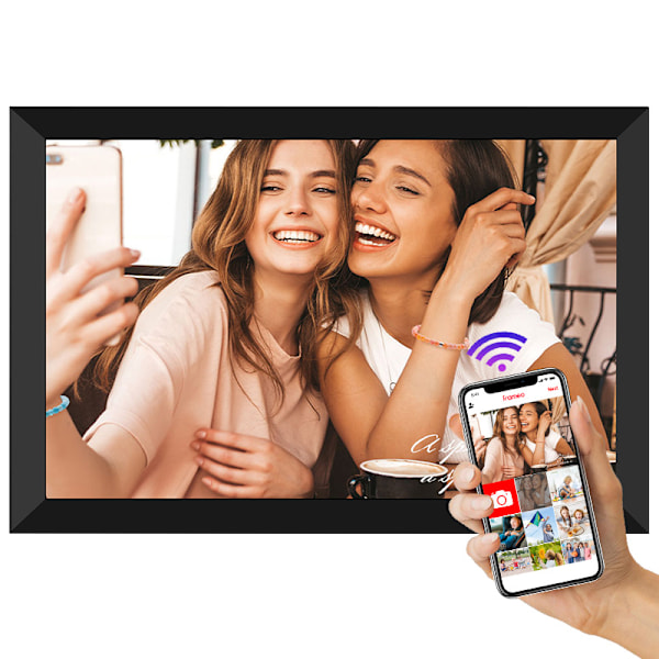 Smart Digital Fotoram 16G Svart 10 tum