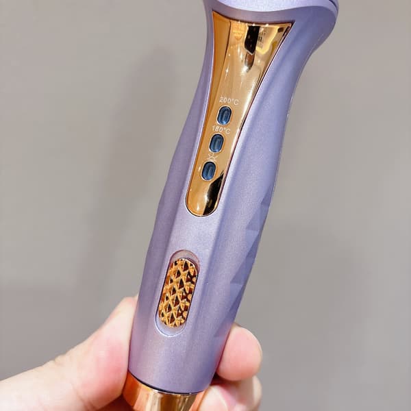 Multifunktionel Hårkrøller AE532 - Hurtig Styling & LED-Display Purple Purple