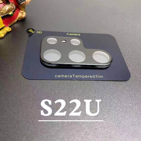 3-pack kameraskydd för Samsung S22 Ultra (svart)