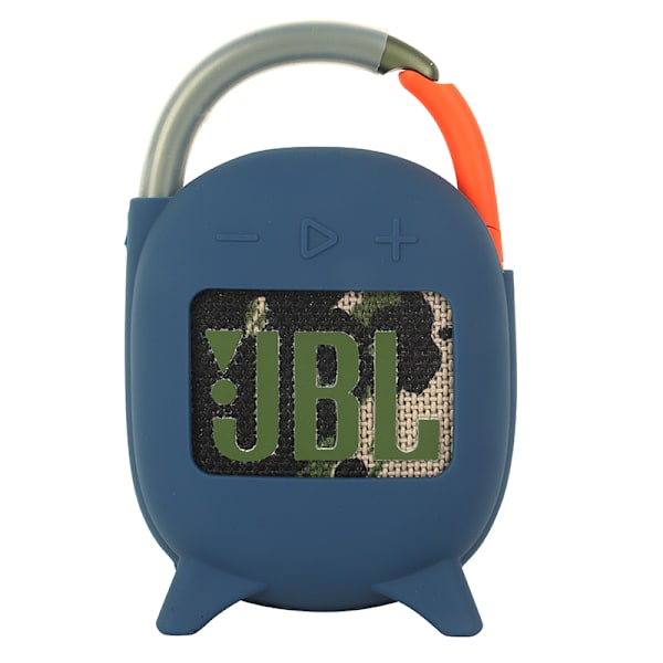 Silikoninen suojakotelo JBL CLIP4/CLIP4 Bluetooth-kaiuttimelle Laivastonsininen