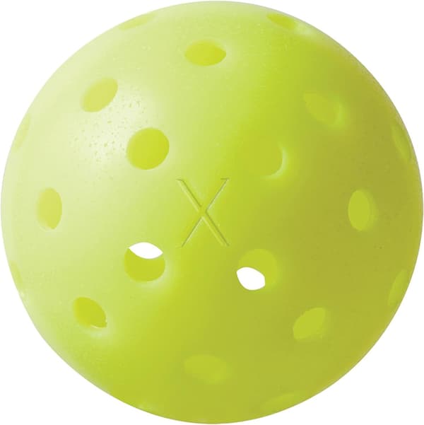 Pickleball Bollar - 12-pack, Högstuds Utomhus PE Pickleballs, Gul