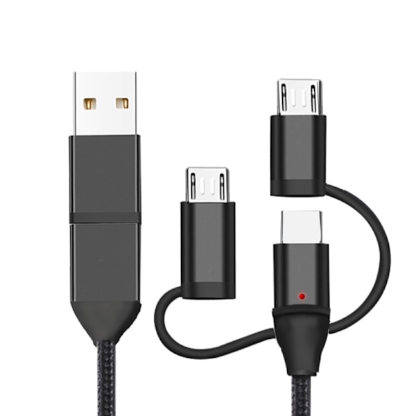 60W PD Hurtigopladningskabel til Apple & Android 1M