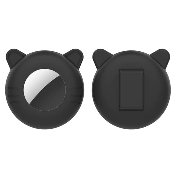 Silikonebeskyttelsesetui til Apple AirTag Black Black