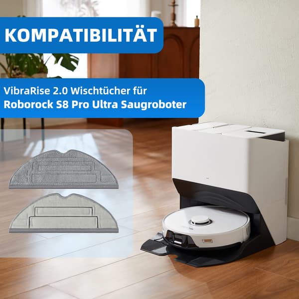 Moppiliinat Xiaomi Roborock S8/S8+ 6 kpl