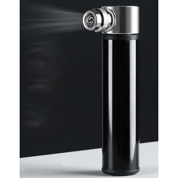 Mini cykelpump i aluminiumlegering Svart