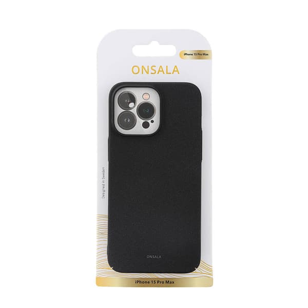 Mobilskal Ultraslim Sand Burst Black - iPhone 15 Pro Max