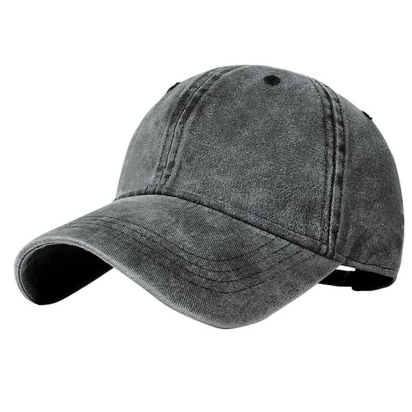 Vintage baseball-lippis Black Black