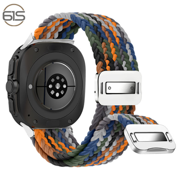 Samsung Watch 7 Ultra Elastic Woven Nylon Armband Kamouflage