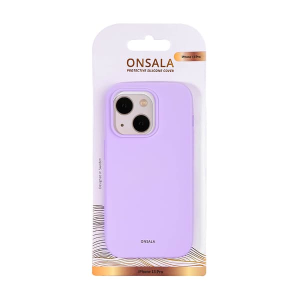 Mobilcover Silikone Lilla - iPhone 13 Pro