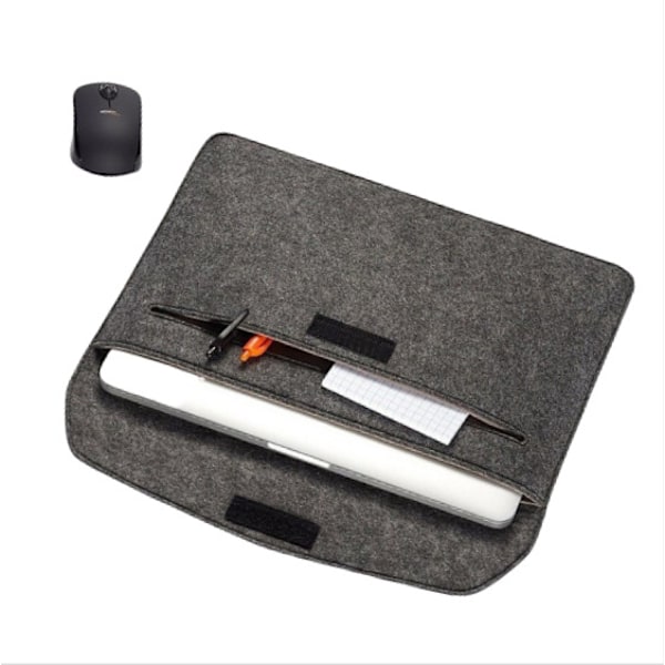12 tommer MacBook Air Filt Laptop Sleeve Mørkegrå