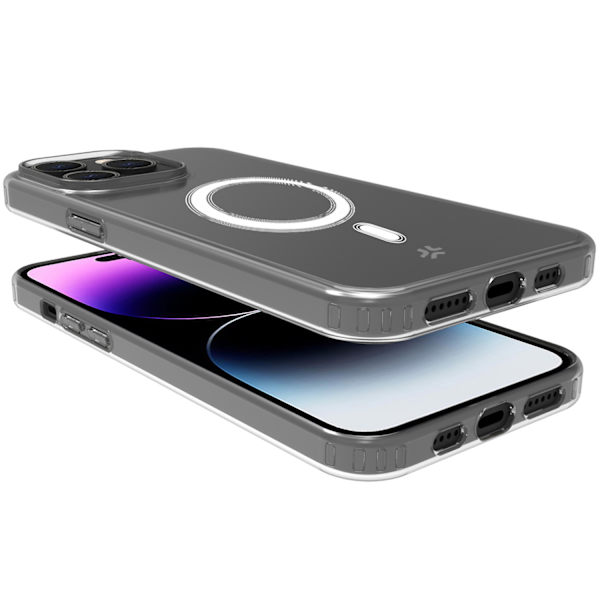 Gelskinmag Magnetic TPU Cover iPhone 15 Pro Max Transparent