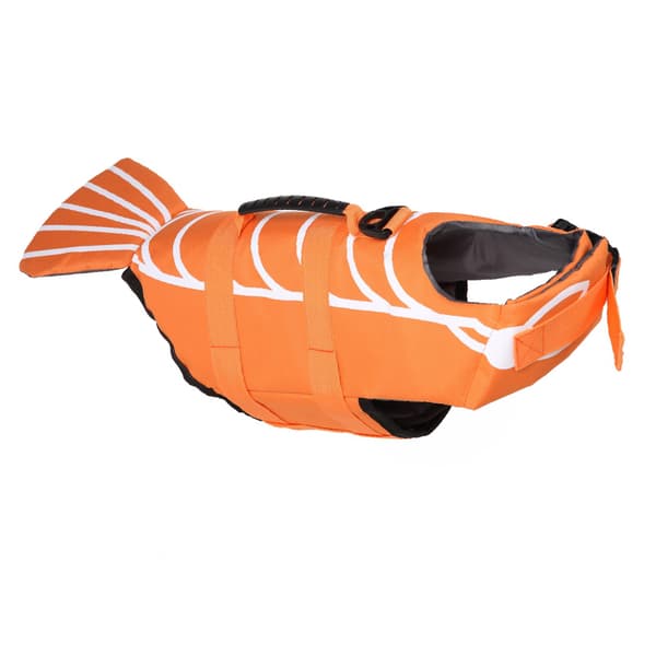 Redningsvest til hunde, kæledyrsflydevest med reflekterende striber Orange L Orange L