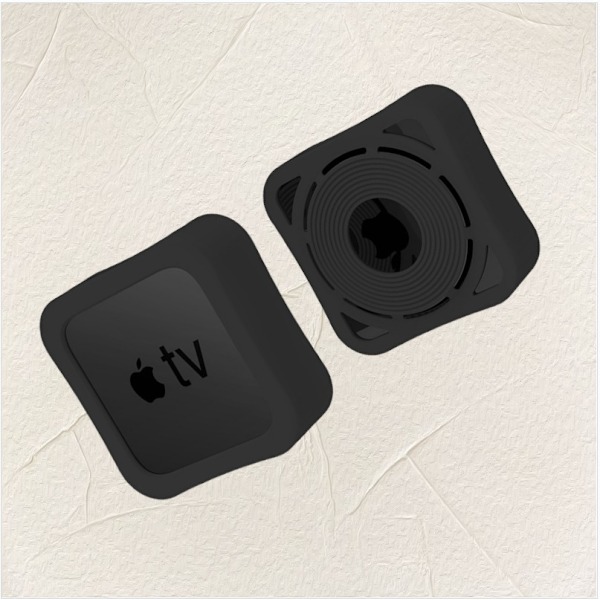Silikone Fuldcover til Apple TV 4K (2021) Sort