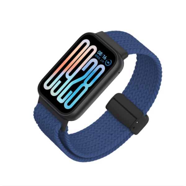 Nailoninen ranneke Xiaomi Mi Band 9 Pro / 8 Pro:lle, Redmi Watch 5:lle Sininen