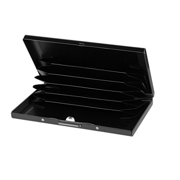 INF RFID-kortholder med 6 kortpladser Sort