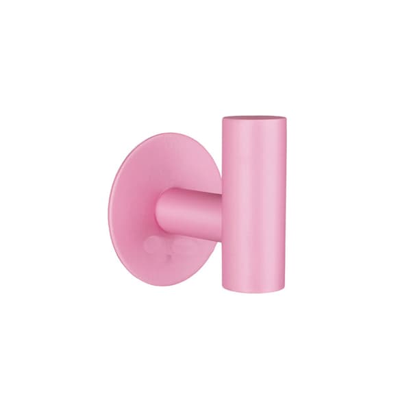 2-pack rosa självhäftande krokar, väggkrokar utan borrning S S