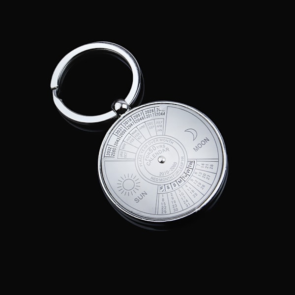 Evighedskalender Nøglering, Unik Kompas Nøglering Gave Til Mænd