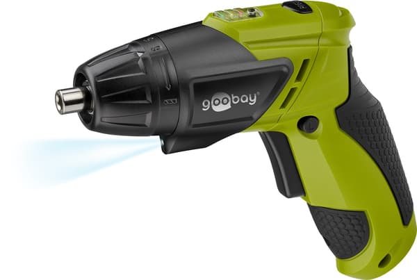 Mini batteridrevet skruemaskine 3,6 V med LED-lys