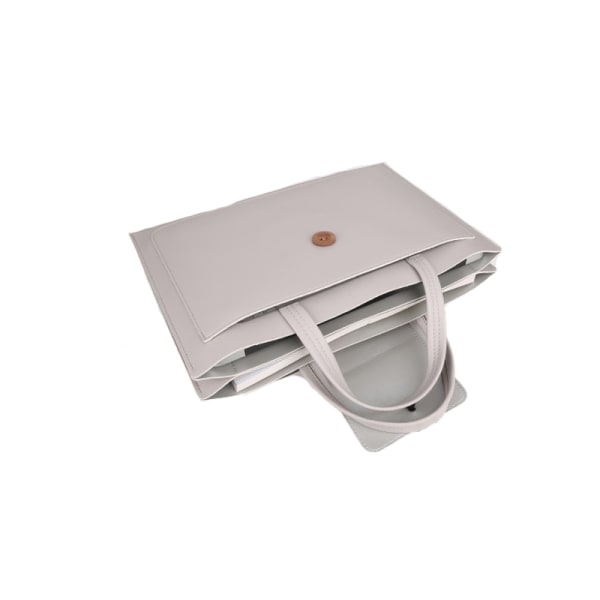 Laptopväska Universal Passar för 15,6/16 tums bärbara datorer Silvergrå