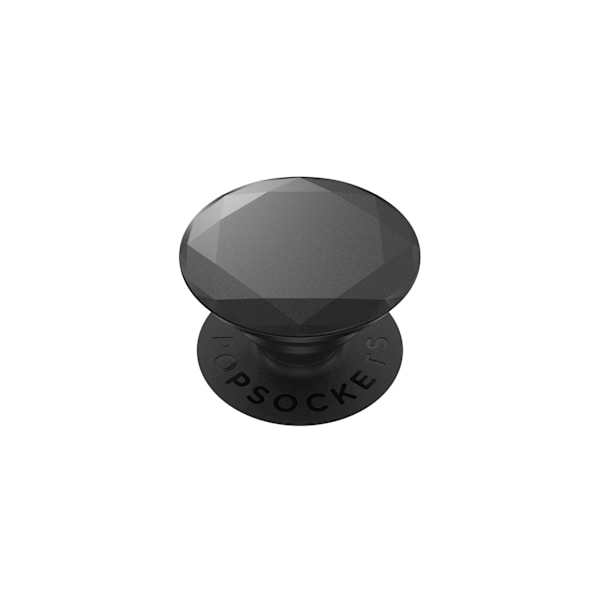 POPSOCKETS Metallic Diamond Black Avtagbart Grip med Ställfunkti