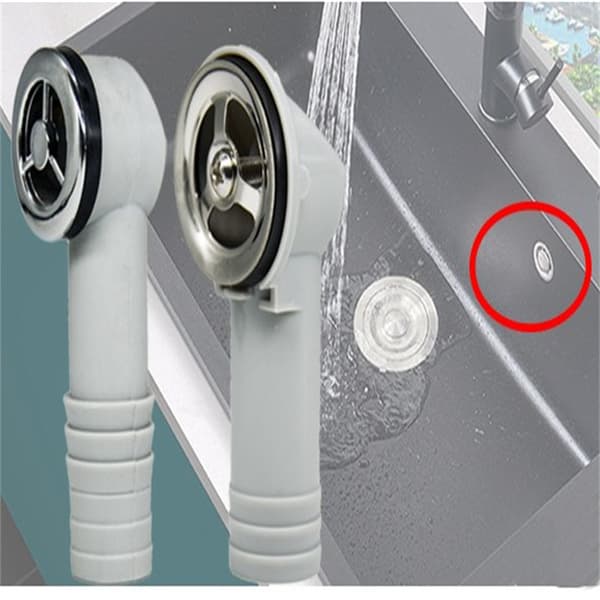 Bräddavloppshuvud för Diskho Grey Grey
